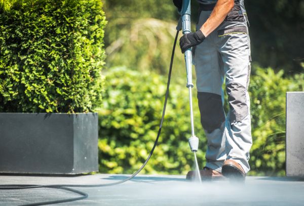 Concrete Pressure Washing in Johnson City