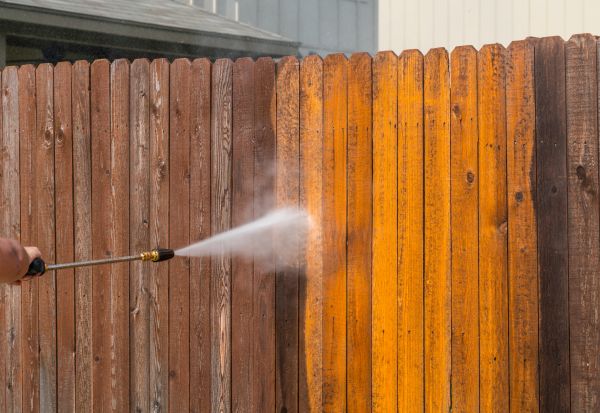 Fence Power Washing in Johnson City