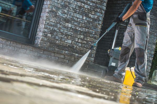 Storefront Pressure Washing in Johnson City