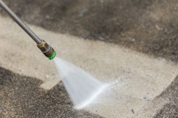 Garage Floor Power Washing in Johnson City