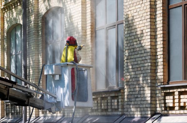 Brick Facade Cleaning in Johnson City